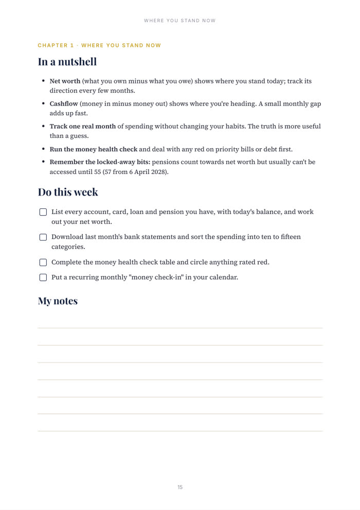 Do this week action page